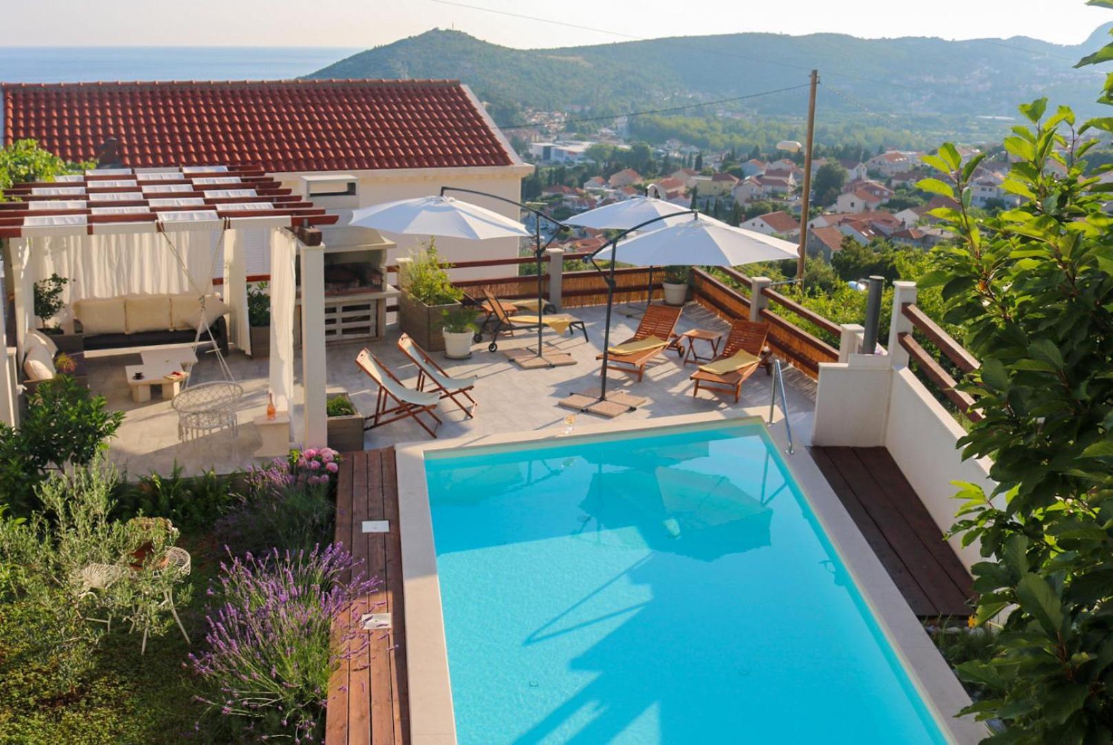 Villa My Rose With A Private Pool Mlini Luaran gambar