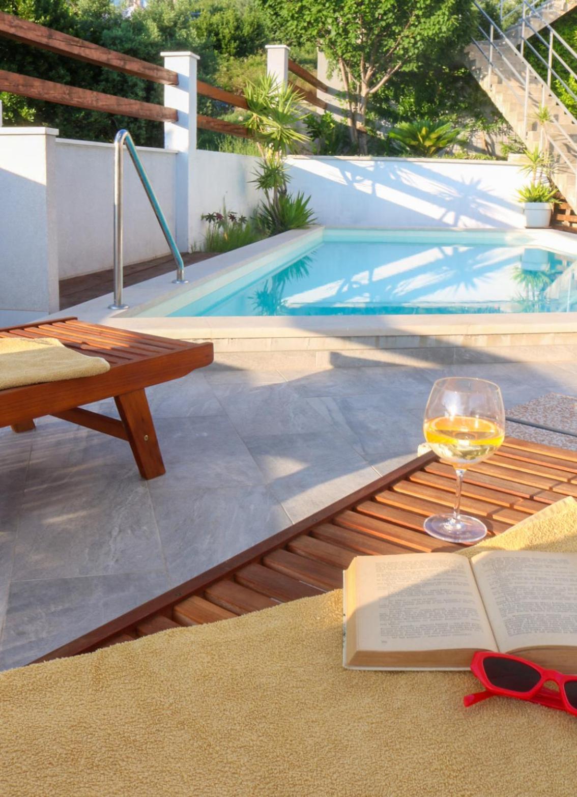 Villa My Rose With A Private Pool Mlini Luaran gambar