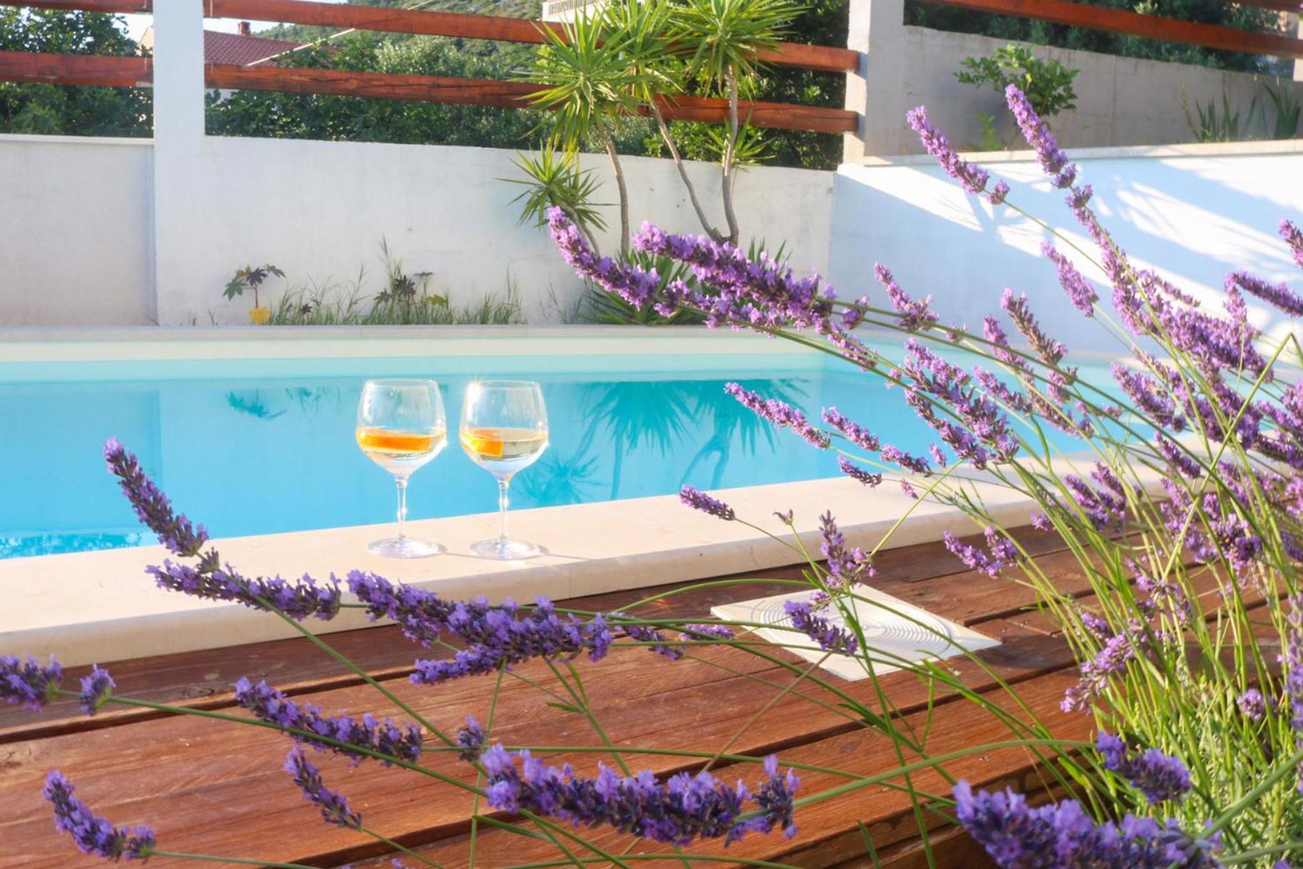 Villa My Rose With A Private Pool Mlini Luaran gambar
