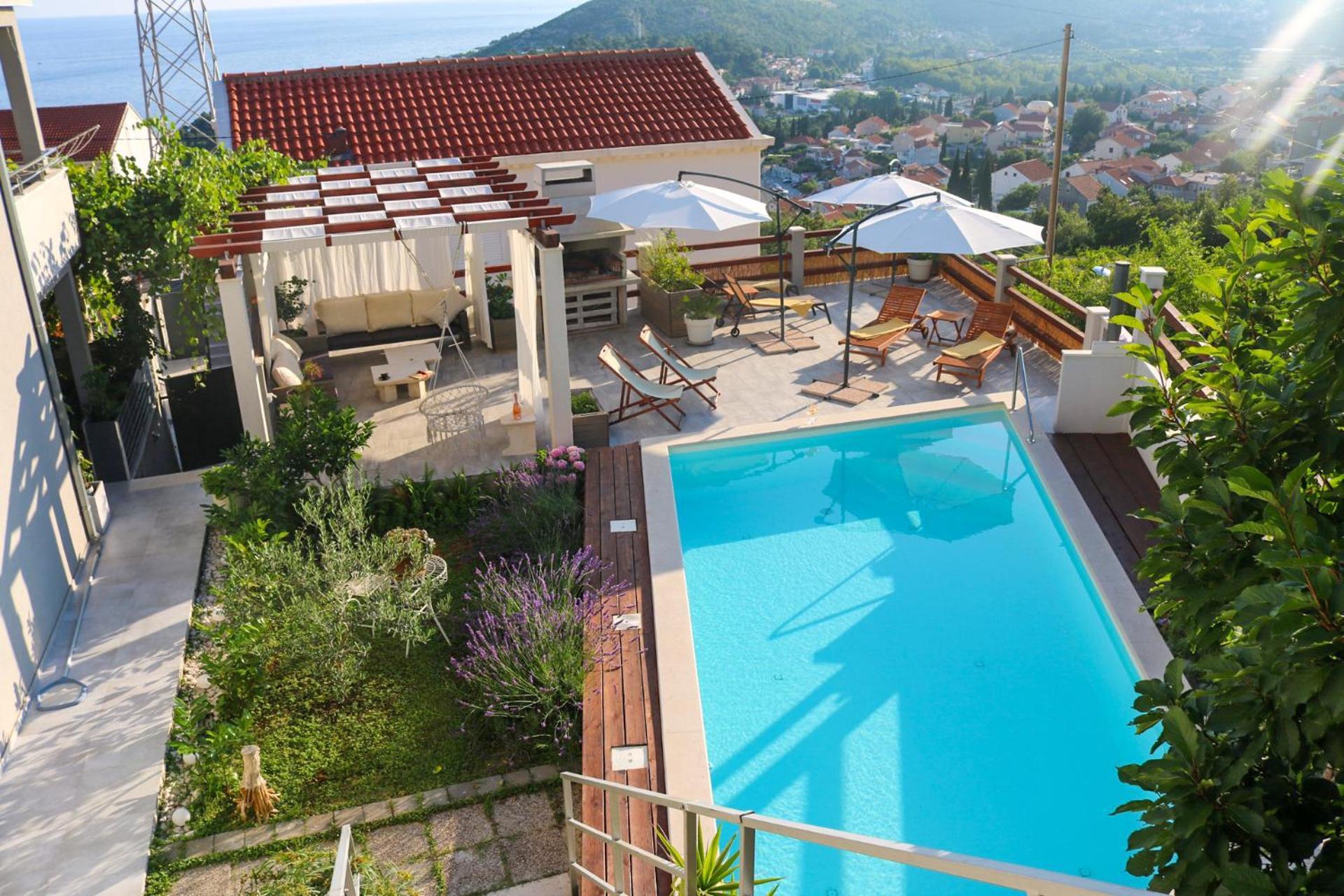 Villa My Rose With A Private Pool Mlini Luaran gambar